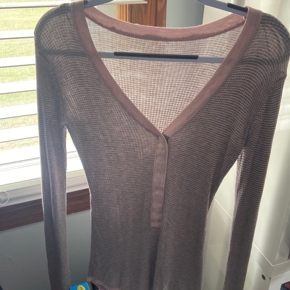 lululemon Unique Henley Long-sleeve Top